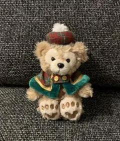 ダッフィー　クリスマス　ぬいぐるみストラップ