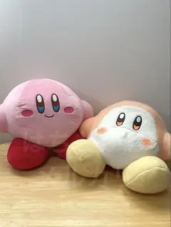 星のカービィ　もっちり超BIG 羊毛フェルト風超BIG ぬいぐるみ　セット①