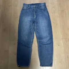 LEPSIM 青 デニムカーブパンツ カフ付き