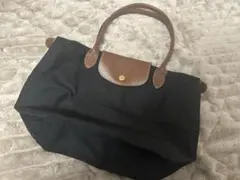 LONGCHAMP プリアージュ 肩掛け トートバッグ ブラック