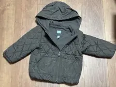 baby gap アウター 18-24m グレー キルティング フリース