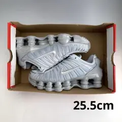 25.5cm ナイキ ウィメンズ ショックス TL プラチナムスモークグレー