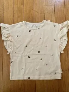 【新品未使用】konges sløjd チェリー柄セットアップ　3Y