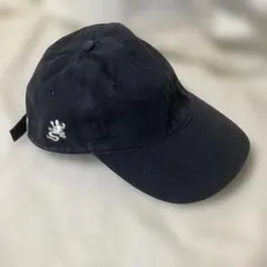 アニエスベーａｇｎｅｓｂロゴ刺繍コットンキャップ被り浅めブラック　フリーサイズ