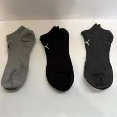 【新品未使用】プーマ PUMA 3足組 ショートソックス 26〜28㎝