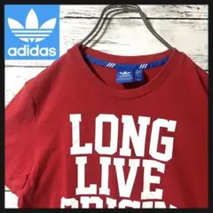 【定番人気】adidas オリジナルプリントロゴ　半袖Tシャツ　M A470