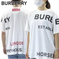 BURBERRY オーバーサイズ Tシャツ ホワイト