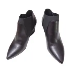 ファビオルスコーニ ポインテッドトゥ ブーツ ブーティ 23cm 黒