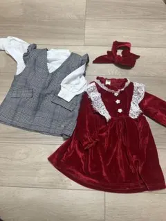 プティマインシャツベスト　SHEIN クリスマスワンピース まとめ売り