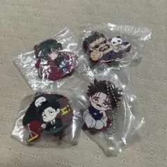 呪術廻戦 キャラばんちょうこうラバーマスコットキーホルダー 4個セット