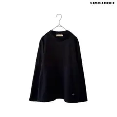 クロコダイル ハイネック カットソー プルオーバー 長袖
