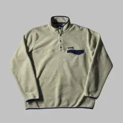 23年製 Patagonia　シンチラスナップT XL ベージュ 田中シェン