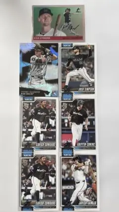 Topps マーリンズ7枚 ストワーズ38/75 ケイシーRC
