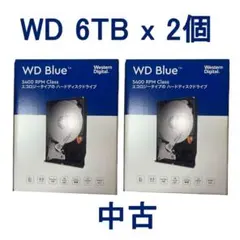 WD Blue 6TB 2個 ハードディスク動作中古品 - メルカリ