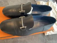 HERMES エルメス ローファー ブラック　サイズ41