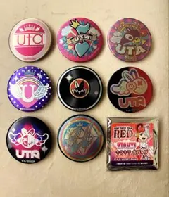 キラキラ缶バッジ　ウタ