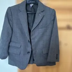 COMME CA ISM チェック柄キッズスーツセット