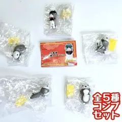 A-50　コンプ　仕事猫 カップ麺ストッパー　全5種　ガチャ　現場猫　フィギュア