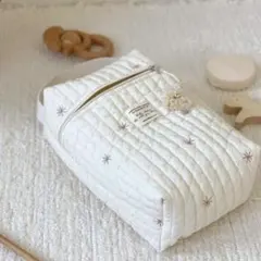 ポーチ　おむつ　ベビー　キルティング