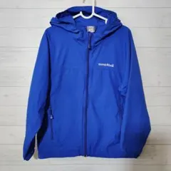 mont-bell　 O.D.パーカ Kid's　120 フード付きジャケット青