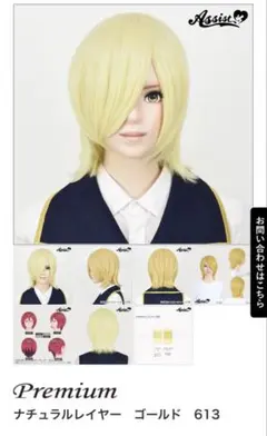 アシストウィッグ ゴールド 613 ウィッグ　新品
