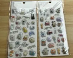 新商品ぷっくりシール 3COINS スリコ2個セット　スリーコインズのサムネイル