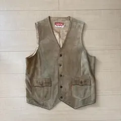 70s Levi's スエード レザーベスト オレンジタブのサムネイル