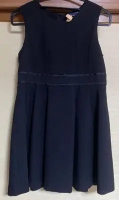 CHOPIN 黒 ノースリーブ ワンピース 130cm