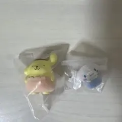 サンリオ かぼちゃぱんつ　フィギュア　シナモロール　ポムポムプリン