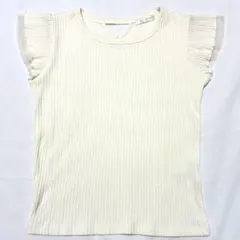 【美品】AG by agnes b. トップス アイボリー ノースリーブ