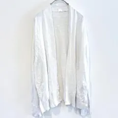 ★ GAP【S】ギャップ レディース 白 カーディガン 薄手 長袖 シンプル 春