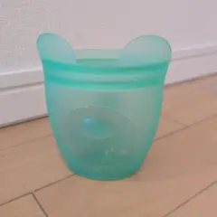 ジップトップ ☆ベビースナック くまさん　クマ　緑のサムネイル