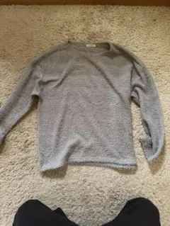 90', Product シャギーニット グレー