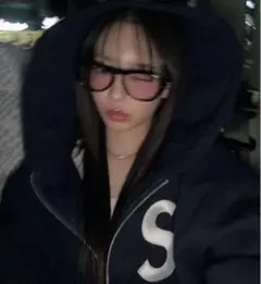 Supreme S Logo Zip Up Hooded Sweatshirt