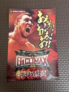新日本プロレス G1 CLIMAX 35 非売品　ボルチン・オレッグ