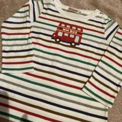MIKI HOUSE ミキハウス 長袖カットソー ボーダー 80cm
