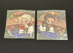 【未使用】　ツイステカフェ　コースター　カリム　ジャミルのサムネイル
