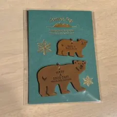 匿名配送　匿名配送　トラベラーズノート　レザータグ　しろくま