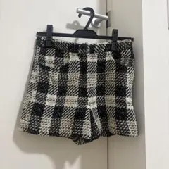 ZARA チェック柄 ショートパンツ EUR 36