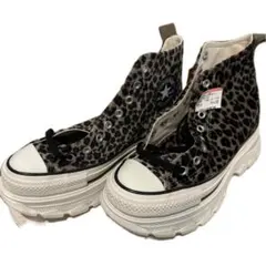 ALL STAR ヒョウ柄 ハイカットスニーカー