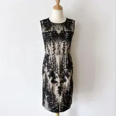 ドリードール 刺繍 レース タイト ワンピース 結婚式 披露宴 アサクラ