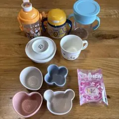 ユニコーン柄ハミコ、離乳食食器、トレーニングマグなどセットのサムネイル