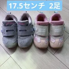 ASICS キッズスニーカー17.5センチ　ディズニー　2足セット