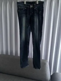 【お正月特価】ダークブルー スキニージーンズ