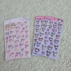 サンリオ　ストーンシール　マイメロ　クロミ　ぷくっとシール　ボンドロ