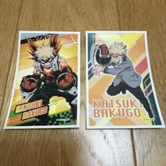 僕のヒーローアカデミア 爆豪勝己 ステッカー 2枚セット