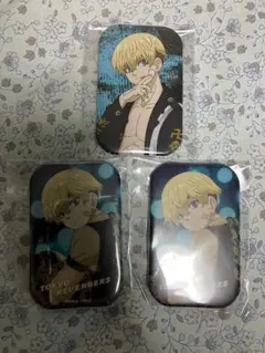 東京リベンジャーズ 東リベ 東リべ 松野千冬 缶バッジ 3点セット