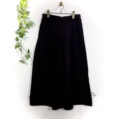 CINEMA CLUB スウェット ガウチョパンツ(XL)ブラック 大きいサイズ