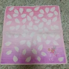 桜の花びら模様 ハンカチ【送料込】