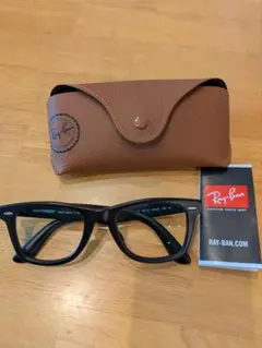 Ray-Ban　RB2140F　ウェイファーラー　マットブラック　クリアレンズ